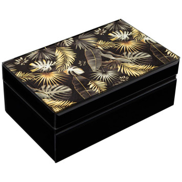 Шкатулка коллекция " ТРОПИКИ" 21*13*8,5 см. (кор=6шт.) LEFARD 06-289