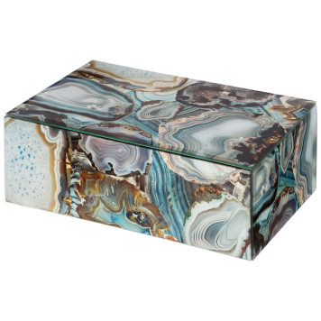 Набор шкатулок из 2-х шт коллекция "МРАМОР" 21*12**6,5 см / 23*15*8,5 см LEFARD 06-341-1