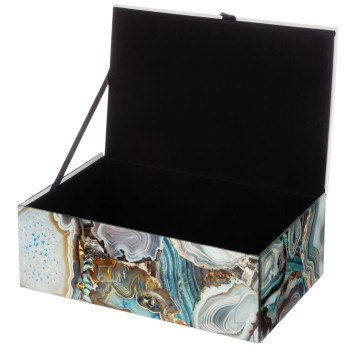 Набор шкатулок из 2-х шт коллекция "МРАМОР" 21*12**6,5 см / 23*15*8,5 см LEFARD 06-341-2