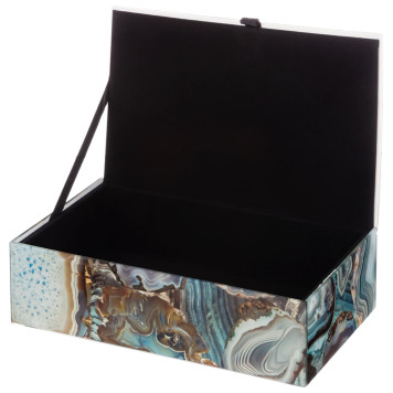 Набор шкатулок из 2-х шт коллекция "МРАМОР" 21*12**6,5 см / 23*15*8,5 см LEFARD 06-341-4