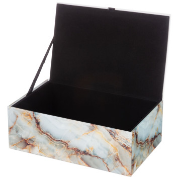 Набор шкатулок из 2-х шт коллекция "МРАМОР" 21*12**6,5 см / 23*15*8,5 см LEFARD 06-342-2