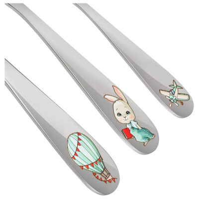 Набор детских столовых приборов "МОЙ ЗАЙЧИК" 3 пр. LEFARD 1000-032-1