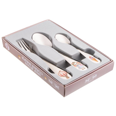 Набор детских столовых приборов "МОЯ ЗАЙКА" 3 пр. LEFARD 1000-033-2