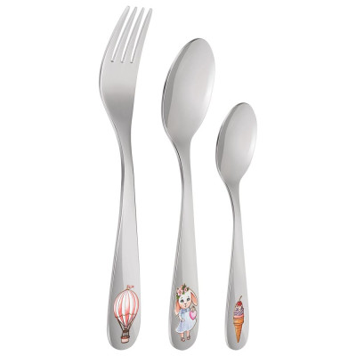 Набор детских столовых приборов "МОЯ ЗАЙКА" 3 пр. LEFARD 1000-033