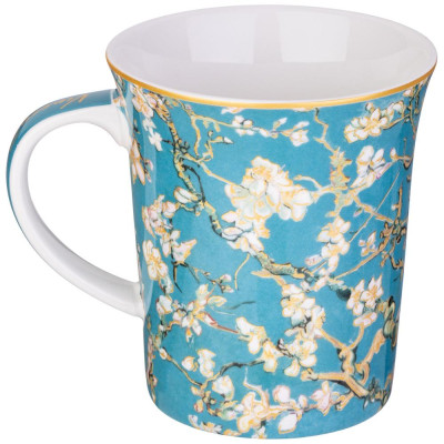 Кружка "ЦВЕТУЩИЙ МИНДАЛЬ" (в. ван гог) 420 мл (кор=36шт.) LEFARD 104-1001-1