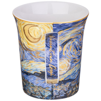Кружка "ЗВЁЗДНАЯ НОЧЬ" (в. ван гог) 420 мл (кор=36шт.) LEFARD 104-1002-1