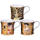 Набор кружек "ART COLLECTION" (г. климт) 3 шт. 280 мл (кор=18наб.) LEFARD 104-1007