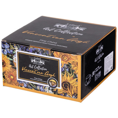 Чайная пара "ЦВЕТУЩИЙ МИНДАЛЬ" (в. ван гог) 250 мл (кор=24наб.) LEFARD 104-1010