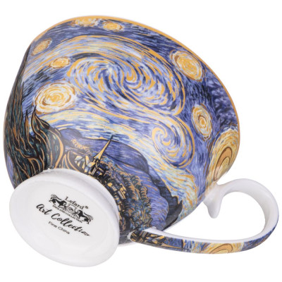 Чайная пара "ЗВЁЗДНАЯ НОЧЬ" (в. ван гог) 250 мл (кор=24наб.) LEFARD 104-1011-2