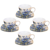 Чайный набор "ИРИСЫ" (в. ван гог) на 4 пер. 8 пр. 250 мл (кор=8наб.) LEFARD 104-1019