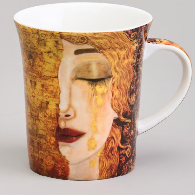 Кружка "ЗОЛОТЫЕ СЛЁЗЫ" (а-м. зильберман) 360 мл (кор=36шт.) LEFARD 104-1026