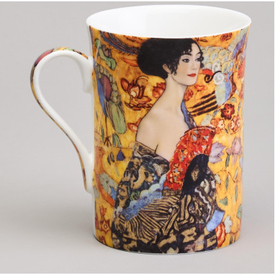 Кружка "ДАМА С ВЕЕРОМ" (г. климт) 300 мл (кор=36шт.) LEFARD 104-1031-2