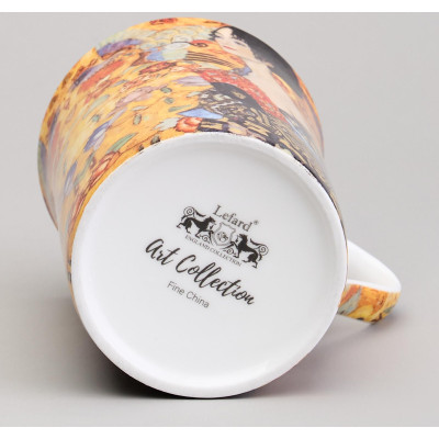 Кружка "ДАМА С ВЕЕРОМ" (г. климт) 300 мл (кор=36шт.) LEFARD 104-1031-4