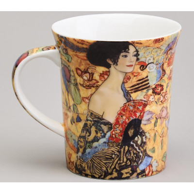 Кружка "ДАМА С ВЕЕРОМ" (г. климт) 420 мл (кор=36шт.) LEFARD 104-1032-2