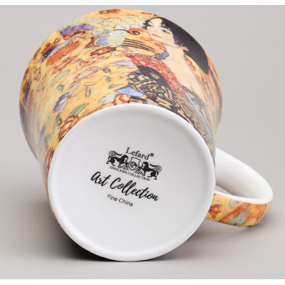 Кружка "ДАМА С ВЕЕРОМ" (г. климт) 420 мл (кор=36шт.) LEFARD 104-1032-3