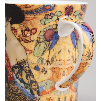 Кружка "ДАМА С ВЕЕРОМ" (г. климт) 420 мл (кор=36шт.) LEFARD 104-1032-5