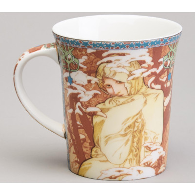 Кружка "ВРЕМЕНА ГОДА" (а. муха) 420 мл (кор=36шт.) LEFARD 104-1037-2