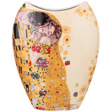 Ваза "ПОЦЕЛУЙ" (г. климт) 25,5 см, кремовая (кор=12шт.) LEFARD 104-674