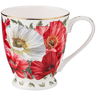 Кружка "МАКИ" 480 мл (кор=24шт.) LEFARD 104-760