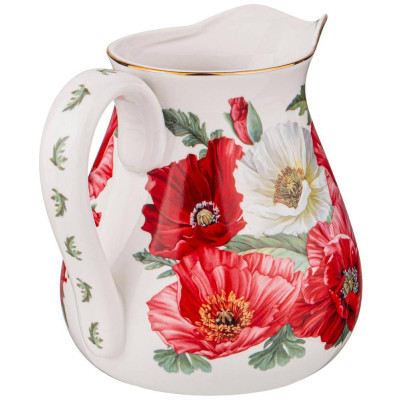 Кувшин "МАКИ" 15 см 1200 мл (кор=18шт.) LEFARD 104-771-1