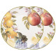 Набор тарелок закусочных "ФРУКТЫ" 2 шт. 20,5 см (кор=24наб.) LEFARD 104-796