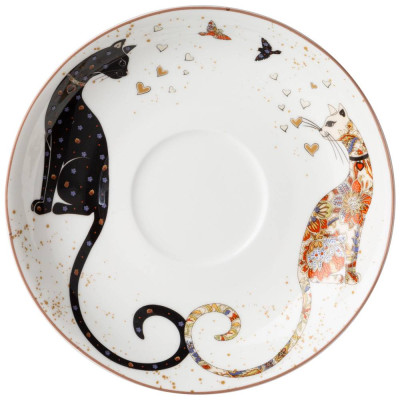 Чайная пара "ПАРИЖСКИЕ КОТЫ" 500 мл (кор=18наб.) LEFARD 104-830-2