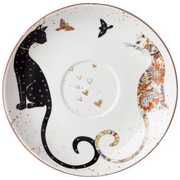 Чайный набор "ПАРИЖСКИЕ КОТЫ" на 2 пер. 4 пр. 250 мл (кор=18наб.) LEFARD 104-831-3