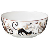 Салатник - тарелка суповая "ПАРИЖСКИЕ КОТЫ" 800 мл 15,5*6,5 см (кор=36шт.) LEFARD 104-832-1