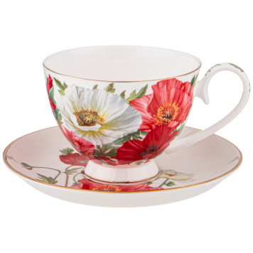 Чайный сервиз "МАКИ" на 6 пер. 14 пр. 1000/420/250 мл (кор=2 наб.) LEFARD 104-874-2