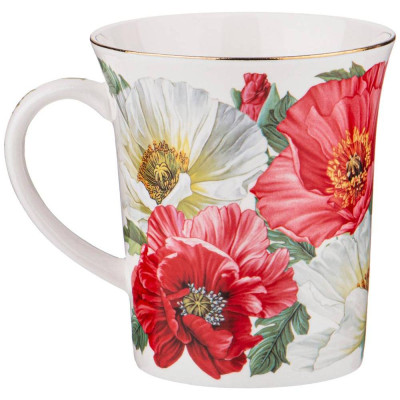 Кружка "МАКИ" 420 мл (кор=36шт.) LEFARD 104-891-1