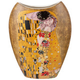 Ваза "ПОЦЕЛУЙ" (г. климт) 25,5 см, золотая (кор=12шт.) LEFARD 104-908