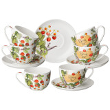 Чайный набор "FRUIT BASKET" на 6 пер. 12 пр. 330 мл (кор=6наб.) LEFARD 104-958