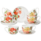 Чайный набор "FRUIT BASKET" на 6 пер. 12 пр. 330 мл (кор=6наб.) LEFARD 104-961