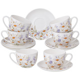 Чайный набор "SENTIMENT" на 6 пер. 12 пр. 330 мл (кор=6наб.) LEFARD 104-981