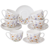 Чайный набор "SENTIMENT" на 6 пер. 12 пр. 330 мл (кор=6наб.) LEFARD 104-981