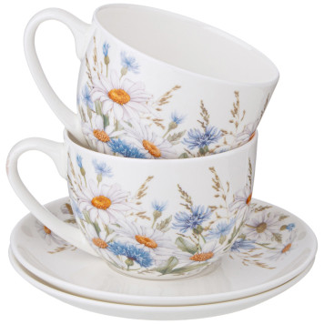 Чайный набор "SENTIMENT" на 6 пер. 12 пр. 330 мл (кор=6наб.) LEFARD 104-986-5