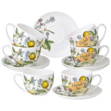 Чайный набор "FRUIT BASKET" на 6 пер. 12 пр. 330 мл (кор=6наб.) LEFARD 104-991