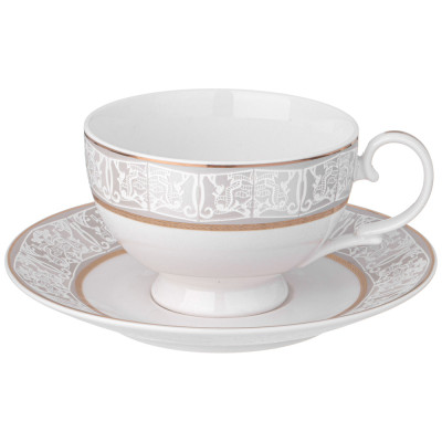 Чайный набор " СВАДЕБНЫЙ" на 2 пер. 4 пр. 300 мл (кор=8наб.) LEFARD 115-369-1