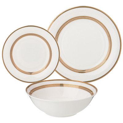 Набор посуды " ПРАЗДНИЧНЫЙ" на 6 пер. 18 пр. (кор=2наб.) LEFARD 115-377