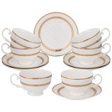 Чайный набор " ПРАЗДНИЧНЫЙ" на 6 пер. 12 пр. 300 мл (кор=6наб.) LEFARD 115-382