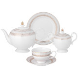 Сервиз чайный "ЗОЛОТОЙ ПЕСОК" на 6 пер. 20 пр. (кор=1наб.) LEFARD 115-385