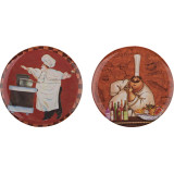 Магнит "ПОВАР" 5*5 см. без упаковки (кор=288шт) LEFARD 117-707