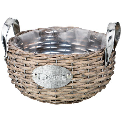 Корзинка с ручкой 20*10 см (кор=70 шт.) LEFARD 119-286