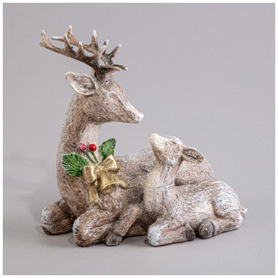 Статуэтка "ОЛЕНИ" 16х11х16,5 см LEFARD 121-107-2