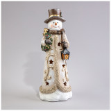 Статуэтка "СНЕГОВИК" с led-подсветкой 12,5х12х33,7 см LEFARD 121-108