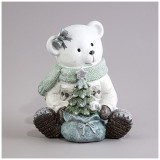 Статуэтка "МИШКА" с led-подсветкой 17х14,5х19 см LEFARD 121-147