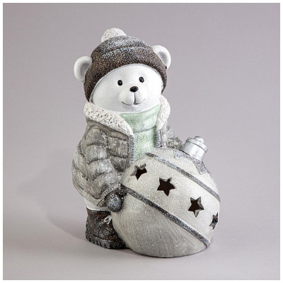 Статуэтка "СНЕГОВИК" с led-подсветкой 17х13х22,5 см LEFARD 121-148