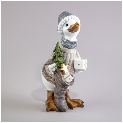 Статуэтка "ГУСЬ" 12х14х25,5 см LEFARD 121-149