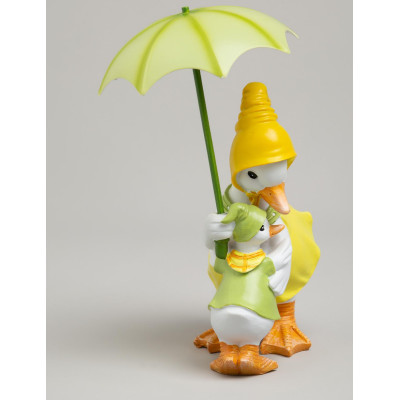 Статуэтка "УТОЧКИ ПОД ЗОНТИКОМ" 15,5х11,5х20,5 см LEFARD 121-158-1