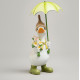 Статуэтка "УТКА ПОД ЗОНТИКОМ" 11х11х20 см LEFARD 121-159
